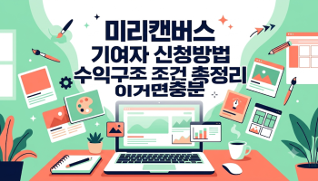"몰랐으면 손해…" 미리캔버스 기여자 되는 법 수익 조건 전부알려드림 image